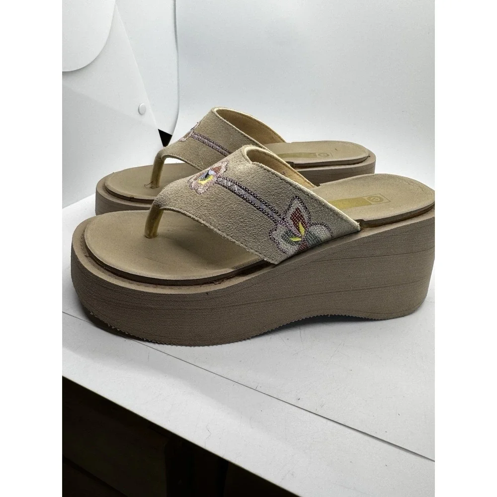 Vintage Y2K Ellemeno Platform Wedge Worn 1x 3